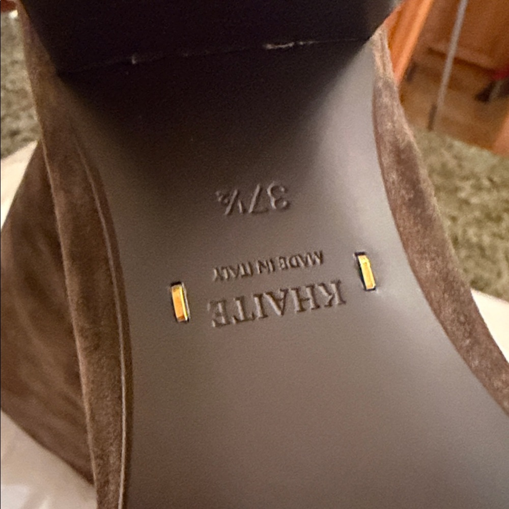 KHAITE White and Black Heeled Boots Box - Picture 6 of 7